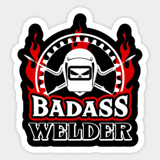 Badass Welder Sticker